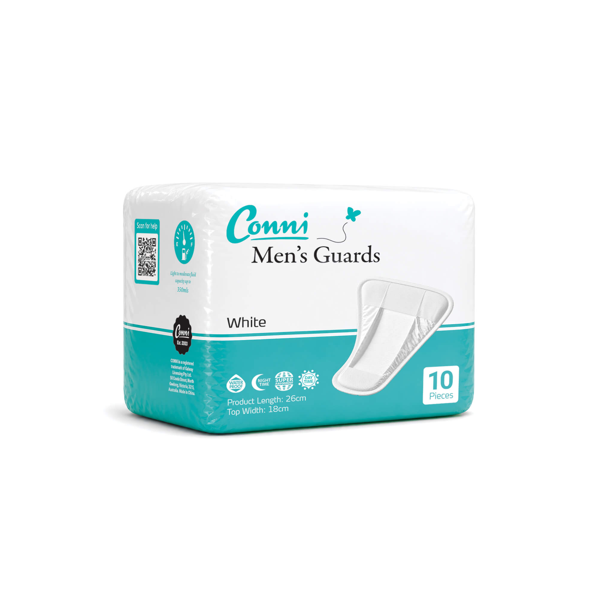Conni Men's Underwear Guards - Pack of 10 - Trial Pack
