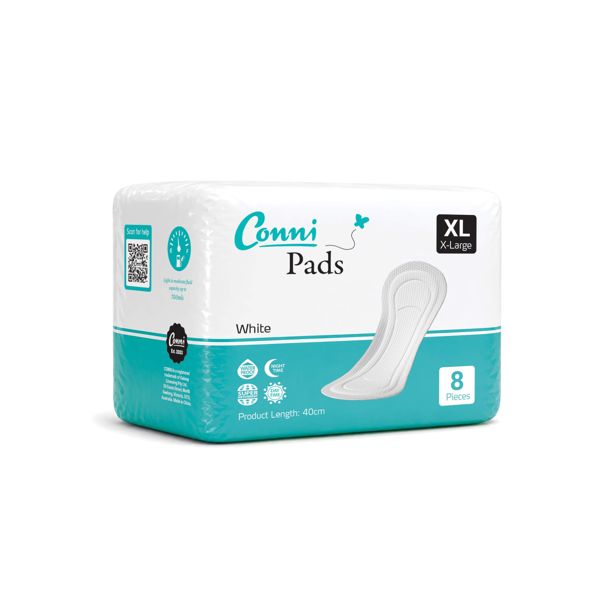 Conni Pads X-Large - Pack of 8 - Trial Pack